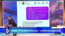 La novia de Martín Demichelis rompió el silencio tras las escandalosas imágenes en Punta del Este: "Estamos..."