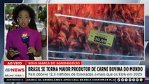 Brasil se torna o maior produtor de carne bovina do mundo