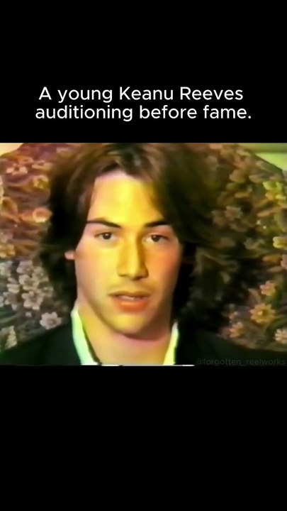 Before The Matrix, before John Wick — this is a young Keanu Reeves in an early audition tape