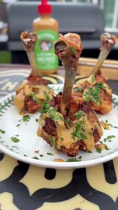 Smoked and Deep Fried Chicken Lollipop’s #chicken #chickenrecipe