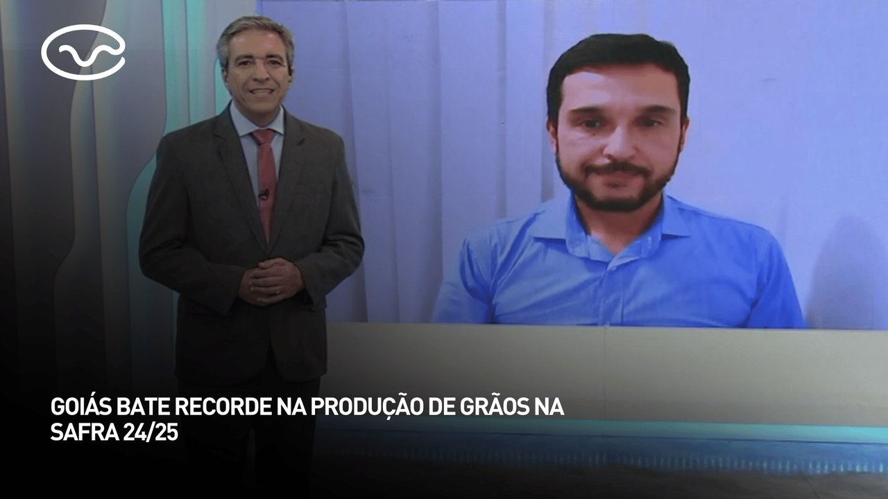 Goiás bate recorde na produção de grãos na safra 24/25