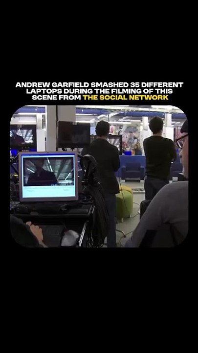 35 laptops were smashed in the making of this scene 😳