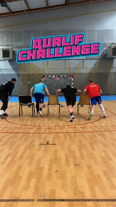 Qualif Challenge ! 🎯 #Handball #Hand #Challenge #Fun #CibleFootUp
