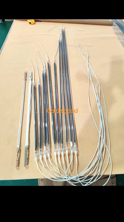High quality halogen ir lamps 580mm 240v 1500w...
