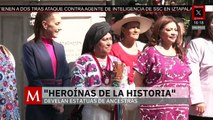 Claudia Sheinbaum desvela seis nuevas estatuas en el Paseo de la Heroínas
