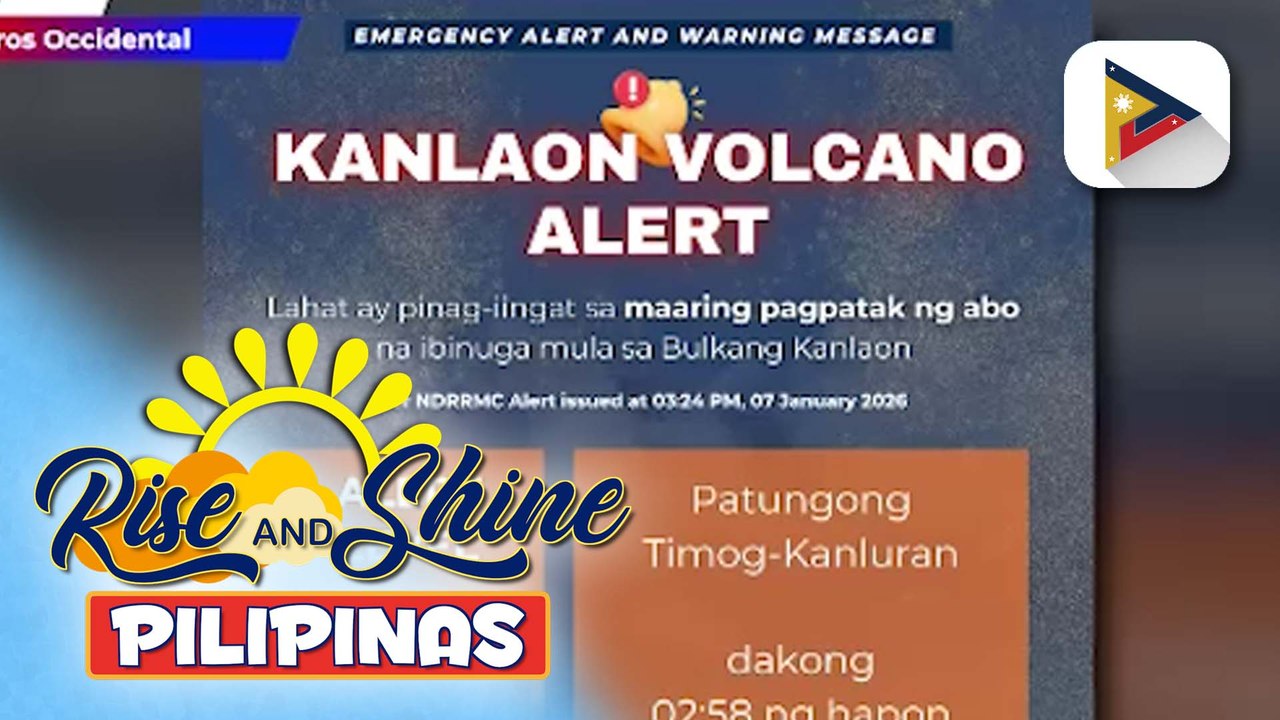 Bulkang #Kanlaon, muling nagbuga ng abo kahapon