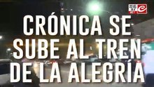 Crónica se sube al tren de la alegria
