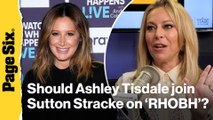 Should Ashley Tisdale replace her celebrity mom group with 'The Real Housewives of Beverly Hills'?