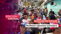 Movilización masiva en defensa de la soberanía en Venezuela