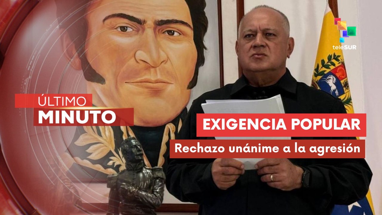 Diosdado Cabello recalcó que el pueblo exige devolución del Pdte. Maduro