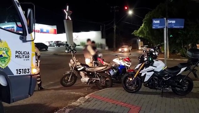 Operação de Trânsito em Cascavel: 186 autos de infração e veículos irregulares apreendidos