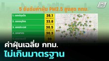 ค่าฝุ่นเฉลี่ย กทม. ไม่เกินมาตรฐาน| โชว์ข่าวเช้านี้  |8 ม.ค. 69