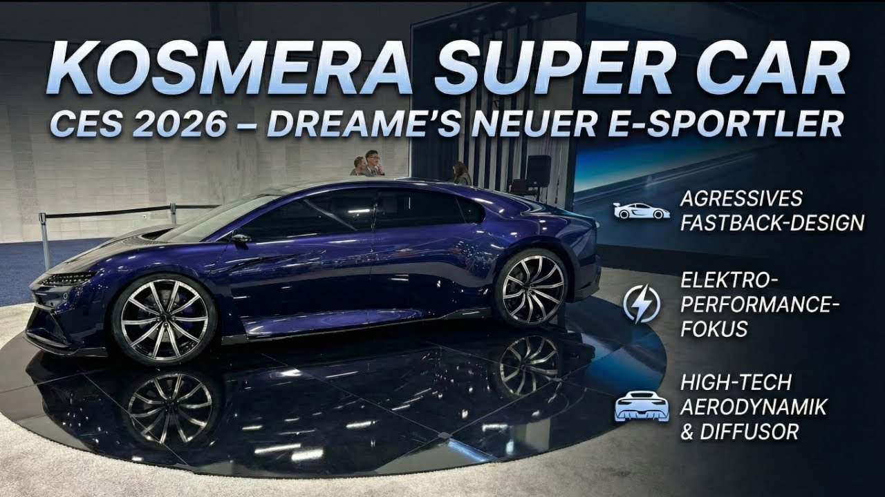 2026 CES: Das steckt im Kosmera Super Car von Dreame