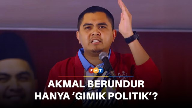 Kenyataan mahu undur Akmal hanya ‘gimik politik’, kata penganalisis