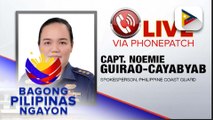 Panayam kay Philippine Coast Guard Spokesperson, Capt. Noemie Cayabyab ukol sa assistance at deployment ng PCG para sa #Traslacion2026 ngayong taon at sa mga apektado ng Bulkan #Mayon