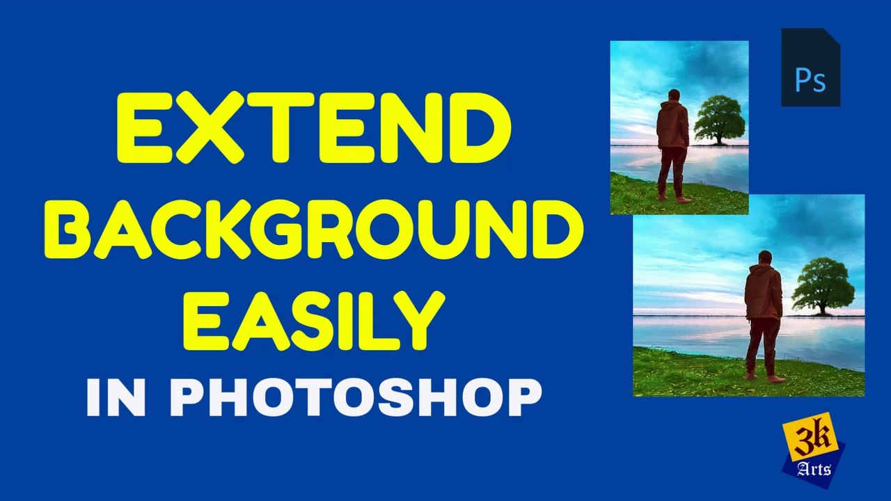 How to Extend Background Without Distorting Subject in Photoshop | Content-Aware Scale Tutorial