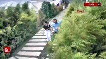 İzmir'de dekoratif kemerin altında kalan çiftin öldüğü olaya ilişkin yeni görüntüler ortaya çıktı