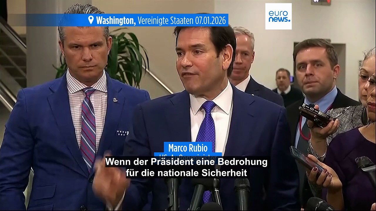 US-Außenminister Rubio will zu Gesprächen über Grönland nach Dänemark reisen