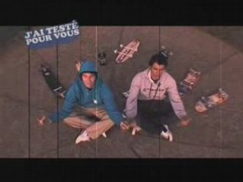 Taïg Khris et Marc Haziza testent des skates.