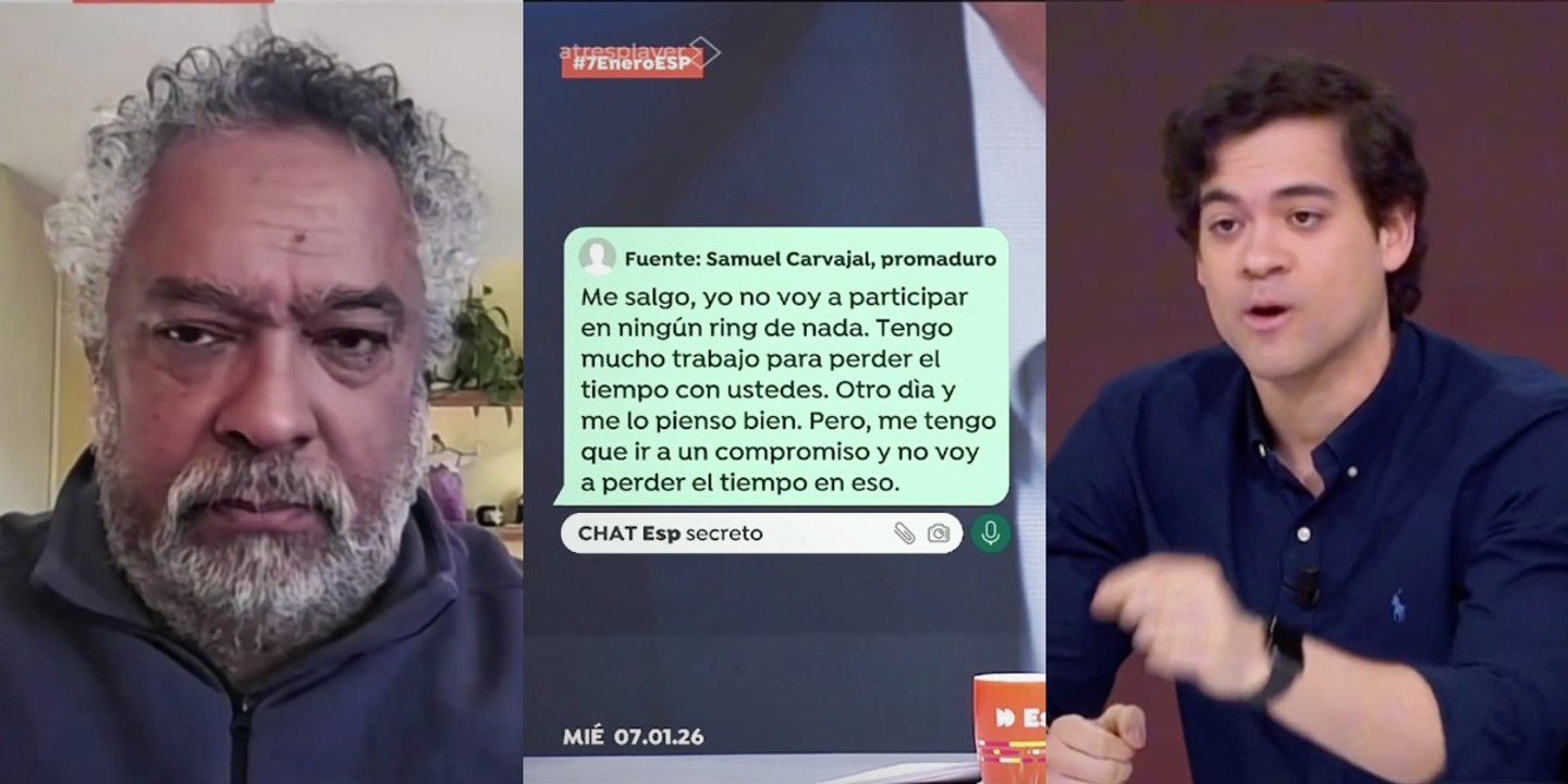 ¡Qué momentazo! Un chavista da la espantada en 'Espejo Público' para no tener que confrontar con un exiliado venezolano