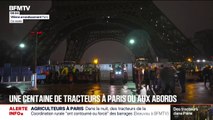 Colère agricole: une centaine de tracteurs à Paris ou aux abords de la capitale