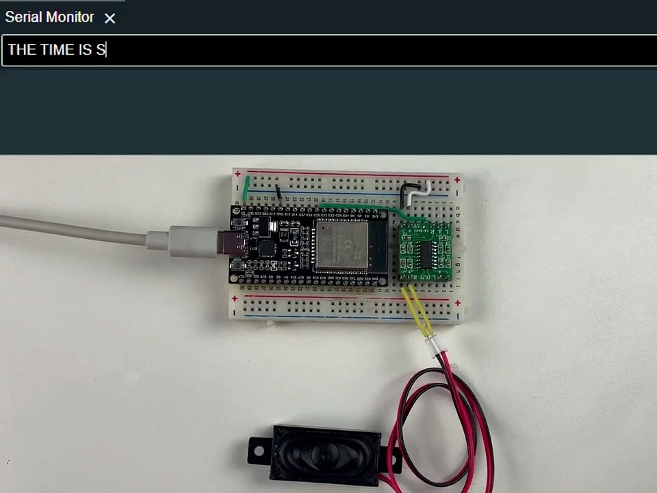 Offline ESP32 Text to Speech System