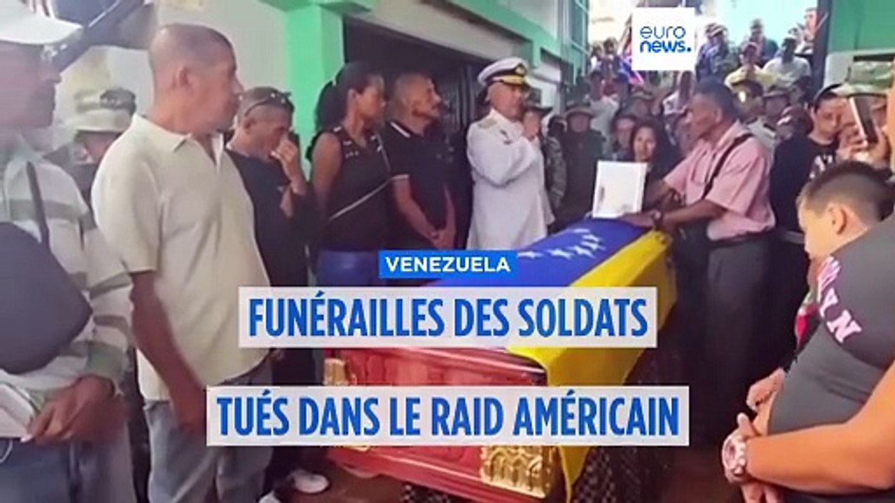 Caracas enterre avec les honneurs les soldats tués lors de l'opération militaire américaine