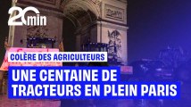 Des tracteurs de la Coordination rurale sont entrés dans Paris et ont atteint la tour Eiffel...