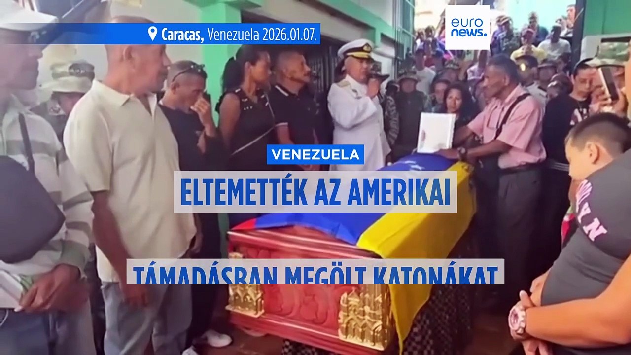 Eltemették a venezuelai katonákat, akiket az Egyesült Államok megölt Nicolas Maduro elfogása során