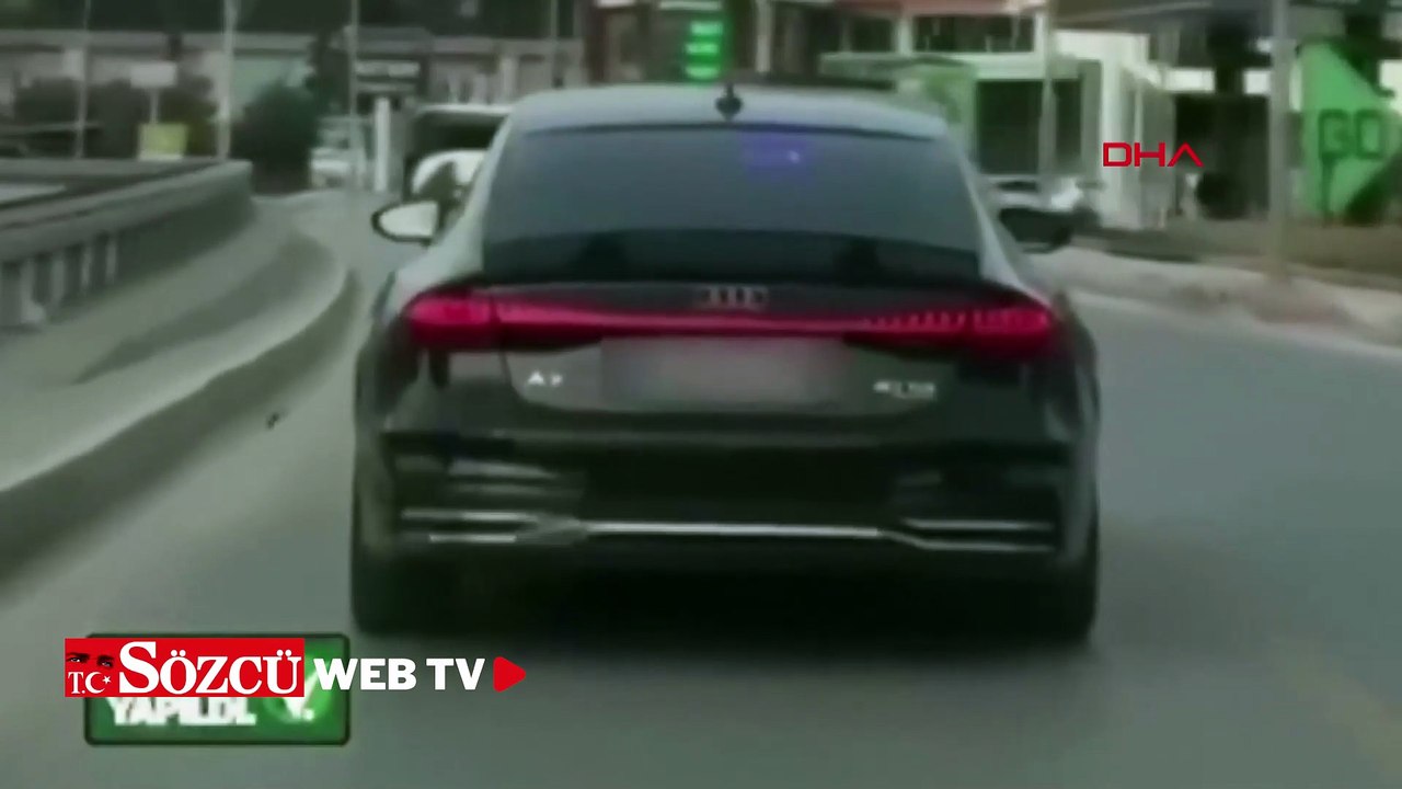 Mersin'de yasa dışı çakar kullanan sürücüye 414 bin TL ceza