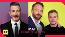Watch Matt Damon ROAST Jimmy Kimmel Via Ben Affleck