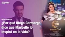 ¿Por qué Diego Carmargo dice que Marbelle lo inspiró en la vida? | Pulzo