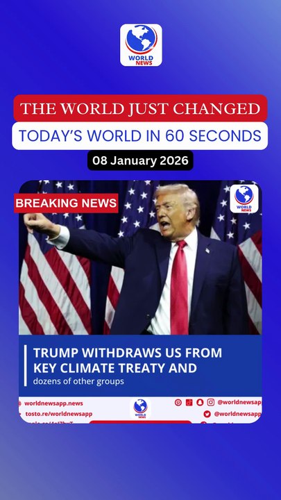 Trump withdraws US from key climate treaty and dozens of other groups