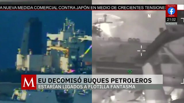 Estados Unidos decomisa buques petroleros relacionados con la flotilla fantasma