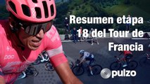 Resumen de la etapa 18 del Tour de Francia 2021: mal día para los colombianos | Pulzo