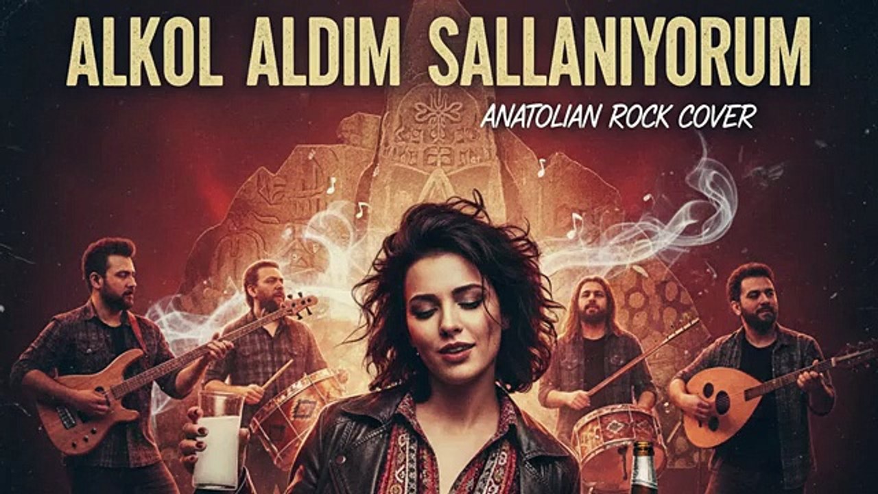 Alkol Aldım Sallanıyorum – Anatolian Rock Versiyonu | 90’lar Anadolu Rock AI Cover