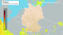 Schneetief Elli bringt Sturm!