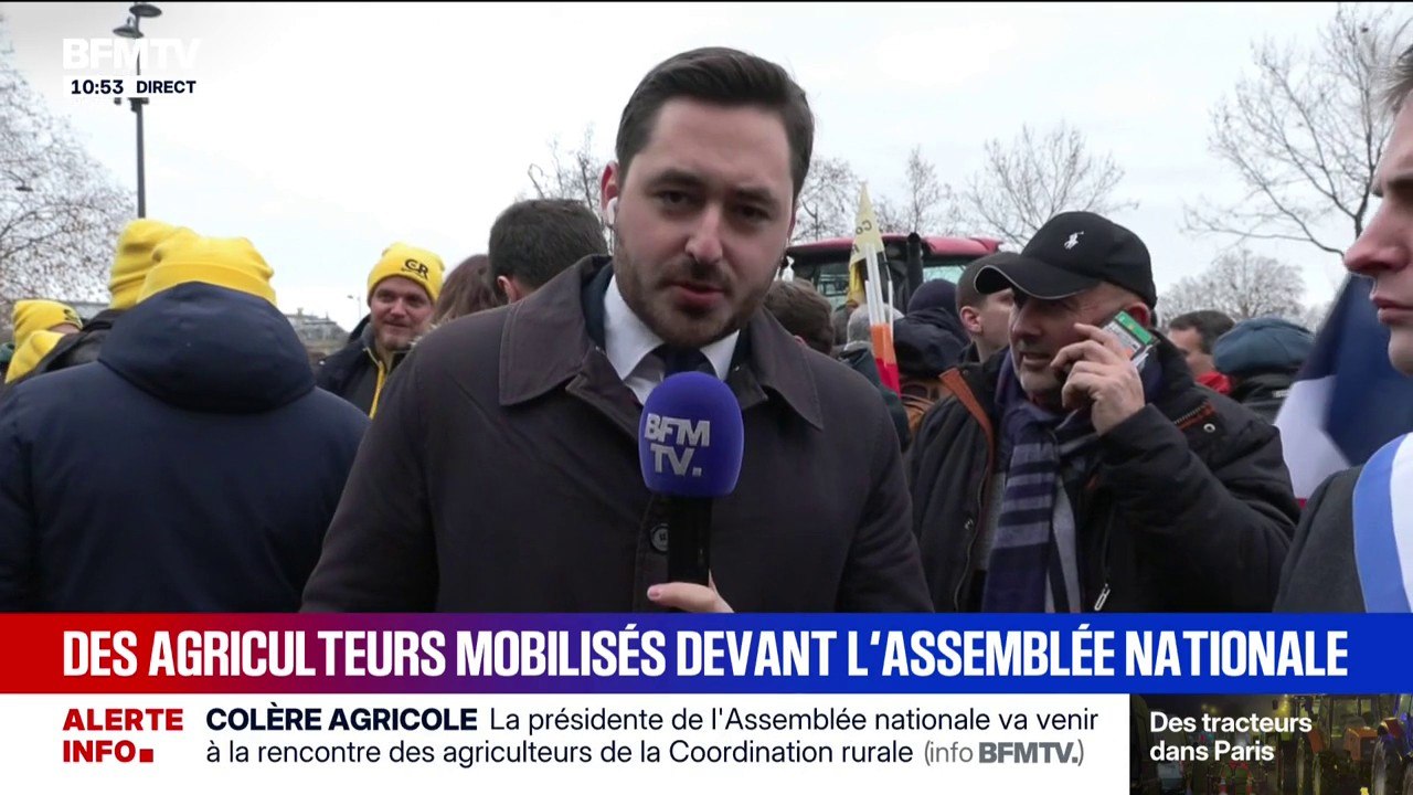 Yaël Braun-Pivet va venir à la rencontre des agriculteurs présents devant l'Assemblée