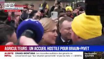 Crise agricole: Regardez Yaël Braun-Pivet chahutée ce matin par les agriculteurs devant l'Assemblée nationale - VIDEO