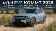 Urbaner Stromer: 2026 Kia EV2 mit zwei Displays & Schnellladefunktion