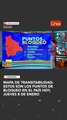 Mapa de transitabilidad: estos son los puntos de bloqueo en el país hoy, jueves 8 de enero