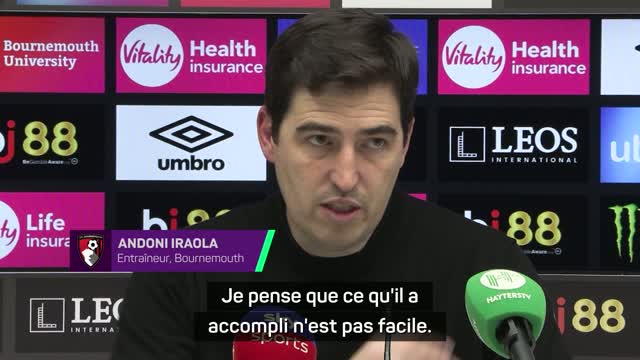 Bournemouth - Iraola : "Ce que Semenyo a accompli n'est pas facile"