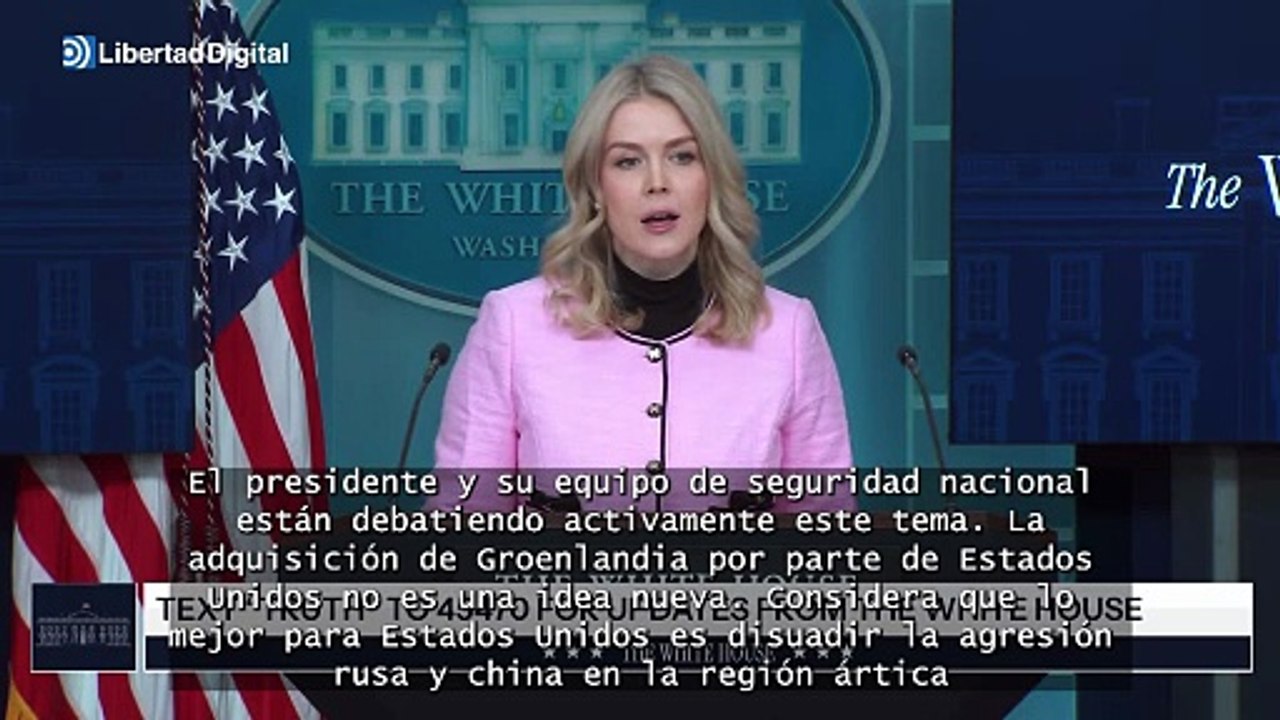 La Casa Blanca vuelve a insistir en la posible compra de Groenlandia a Dinamarca