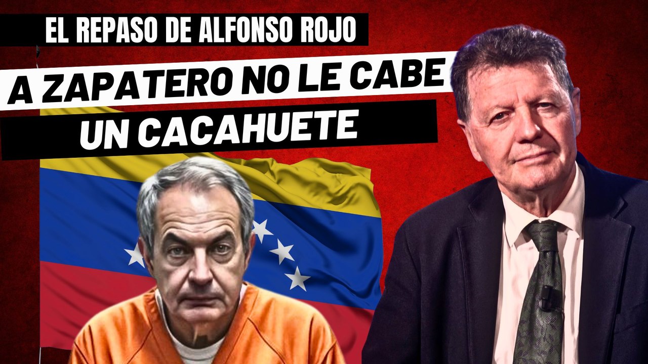Alfonso Rojo: “A Sánchez se le atraganta Groenlandia y a ZP no le cabe un cacahuete a martillazos”