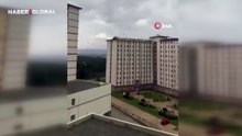 Bursa'da şiddetli fırtına çatıları böyle uçurdu