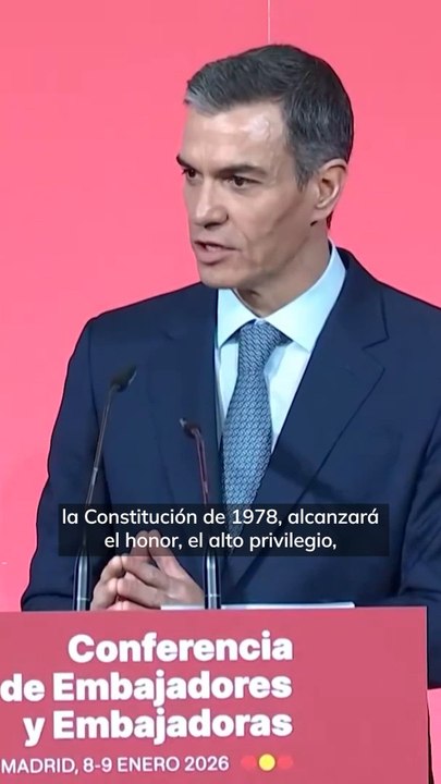 Sánchez: Sánchez: "Dentro de unas semanas nuestra Constitución alcanzará el privilegio de ser la más longeva de nuestra historia"