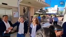El momento en el que lanzan un artefacto explosivo a una diputada de la oposición en Honduras