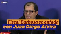 Fiscal Barbosa se enfada con Juan Diego Alvira en rueda de prensa sobre caso Mauricio Leal | Pulzo
