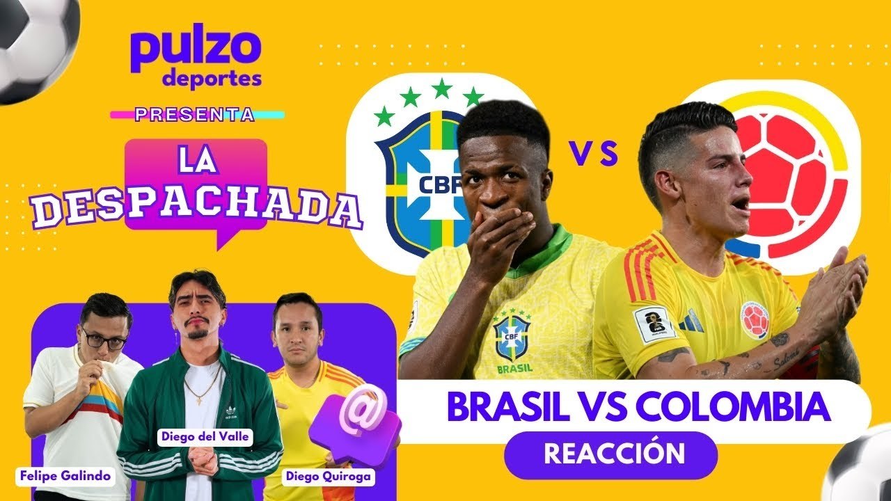 Colombia vs Brasil: reacción EN VIVO de periodistas colombianos tras la derrota | La Despachada