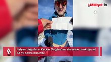 Kaçkar'ın zirvesindeki sır! 54 yıl sonra kutudan çıkan not şaşkına çevirdi